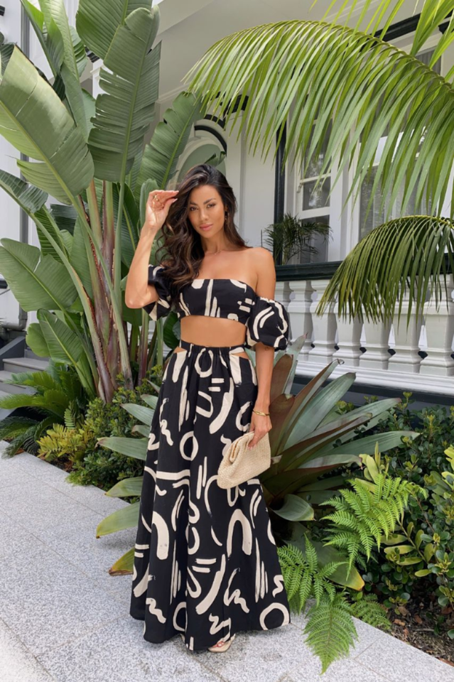 Utopia Crop Tops & Skirt Set Newgew