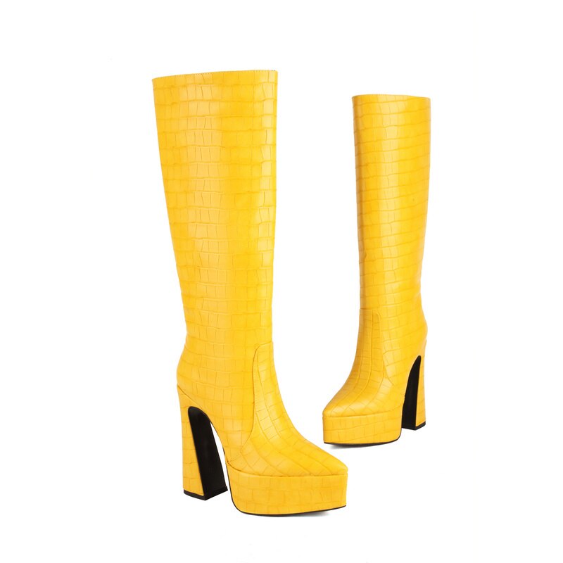 Women Knee High Boots Newgew