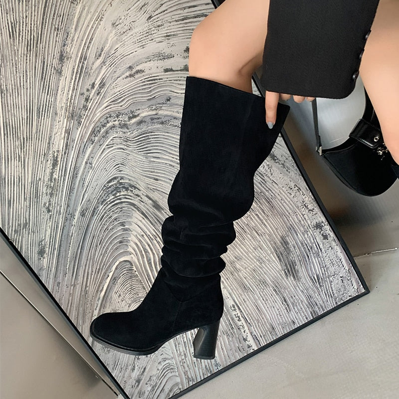 2023 Women Leather Boots Newgew