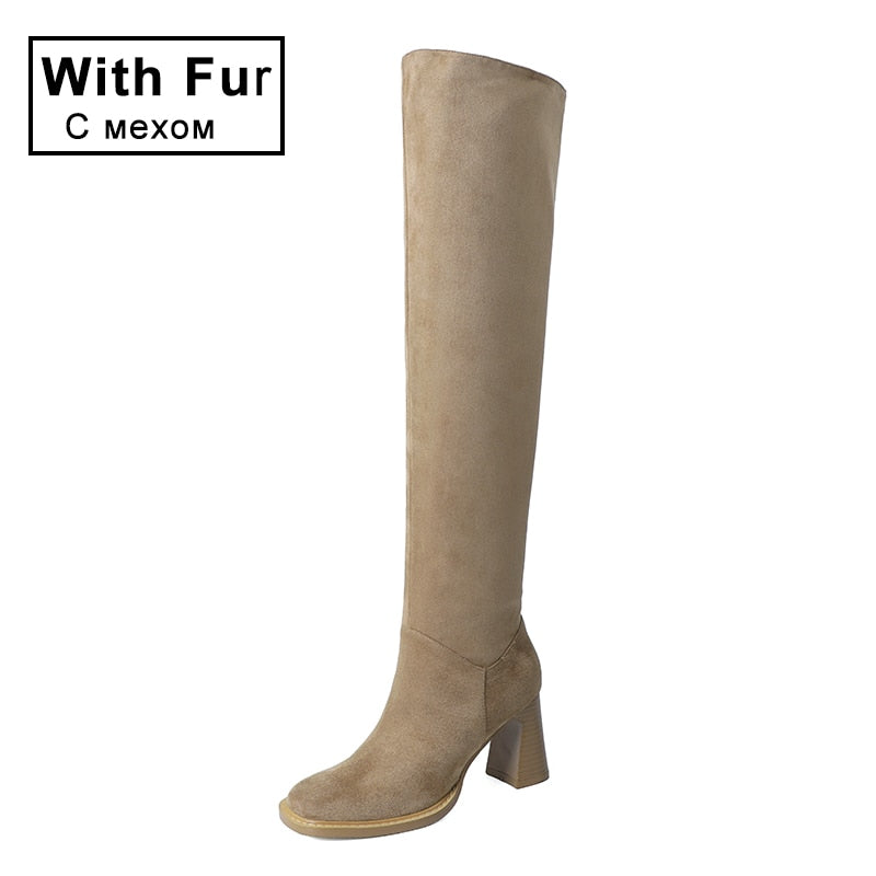 2023 Women Leather Boots Newgew