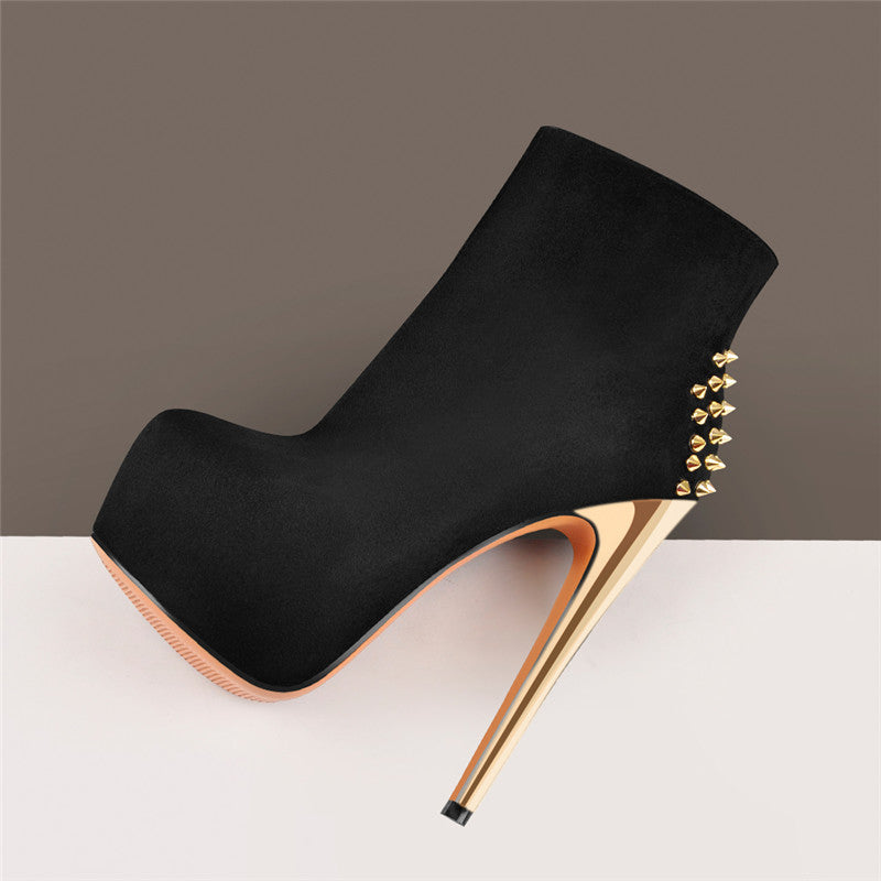 Rivet Ankle Boots Newgew