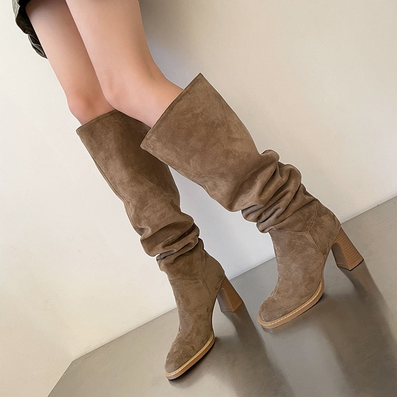 2023 Women Leather Boots Newgew