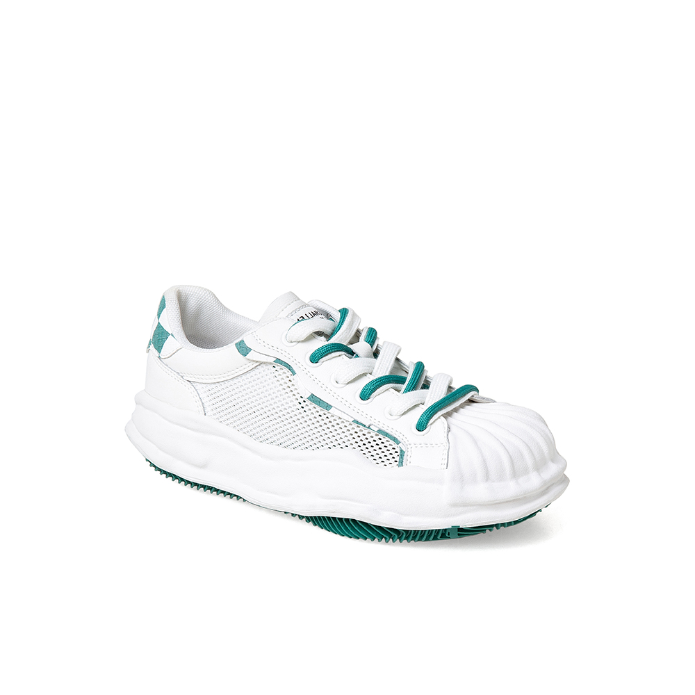 Color Block Lace-up Front Skate Shoes Newgew