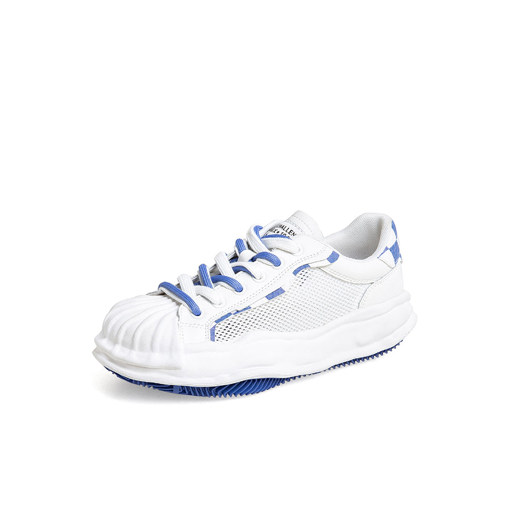 Color Block Lace-up Front Skate Shoes Newgew