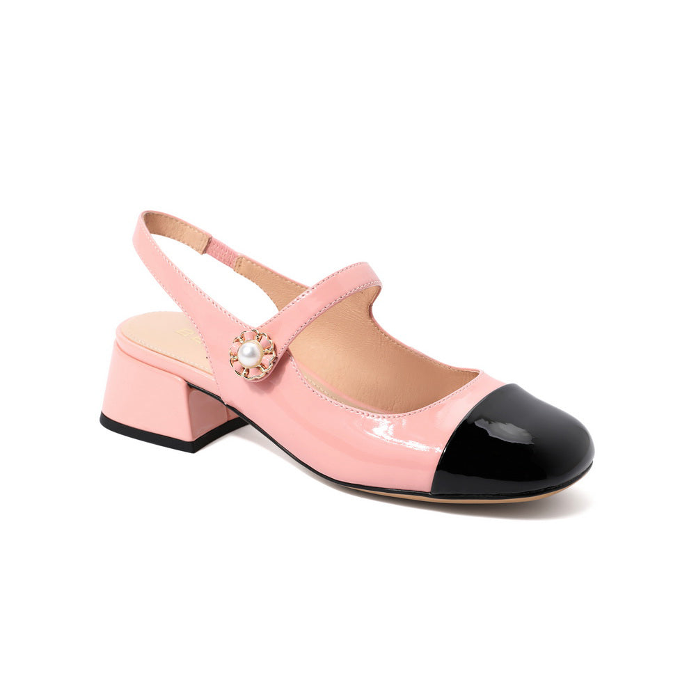 Mary Jane Genuine Leather Flats Newgew