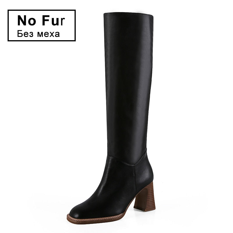 2023 Women Leather Boots Newgew