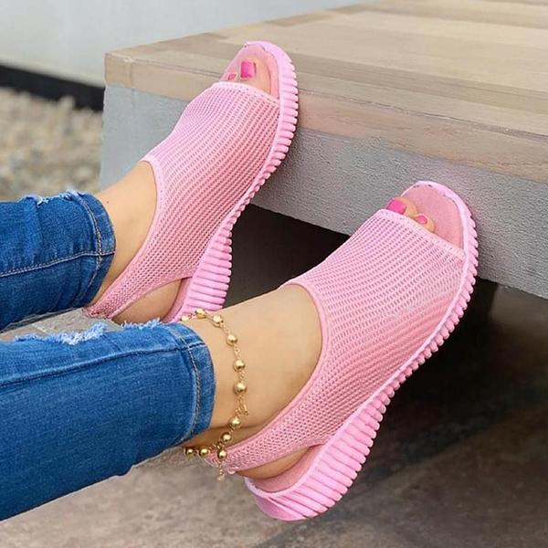 Open Toe Mesh Comfort Sandals Pairmore