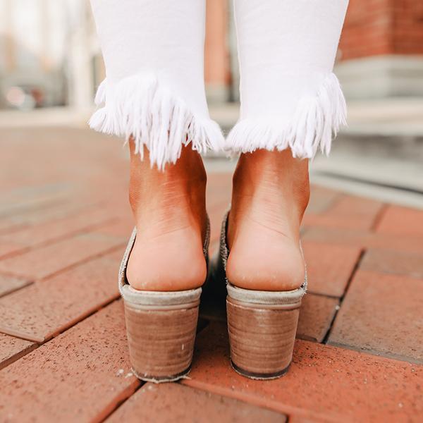 Leopard Peep Toe Slippers Pairmore