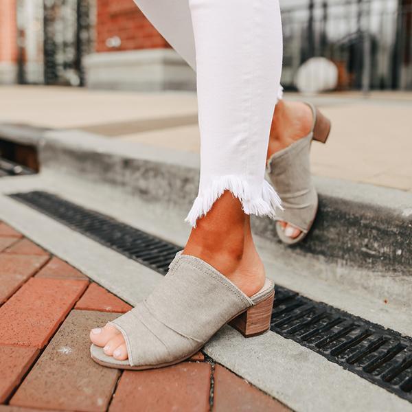 Leopard Peep Toe Slippers Pairmore