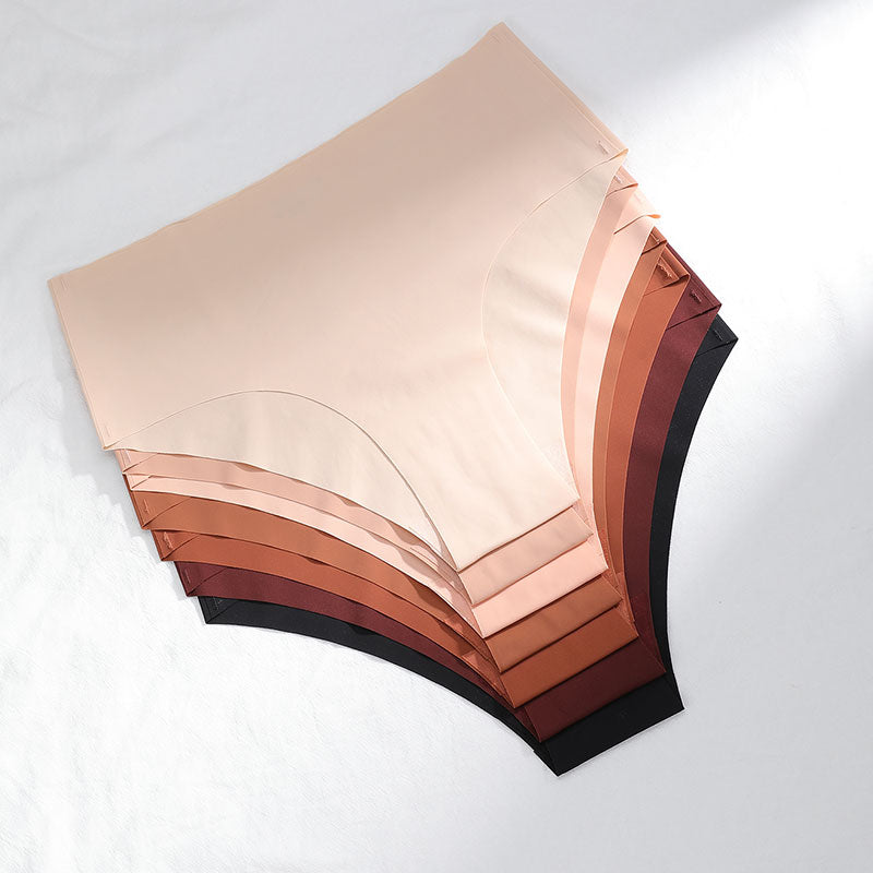 Seamless Mid-Rise Solid Panties NewGew