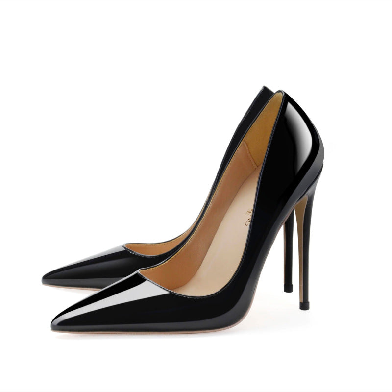 Stiletto High Heels Patent Leather Shoes Newgew