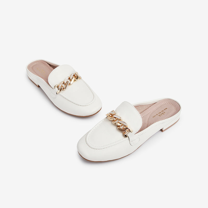 Square Heel Mules Newgew