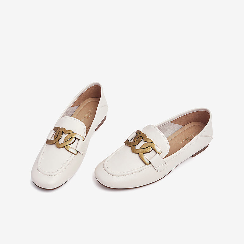 Stylish Low-Heeled Comfort Loafers Newgew