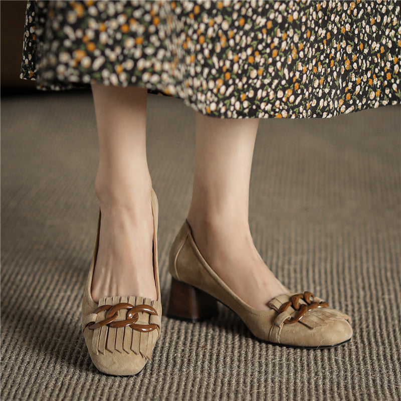 Nastya Low Heel Loafers Newgew