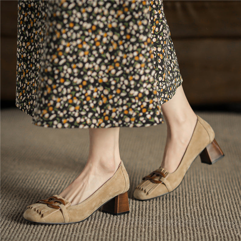 Nastya Low Heel Loafers Newgew