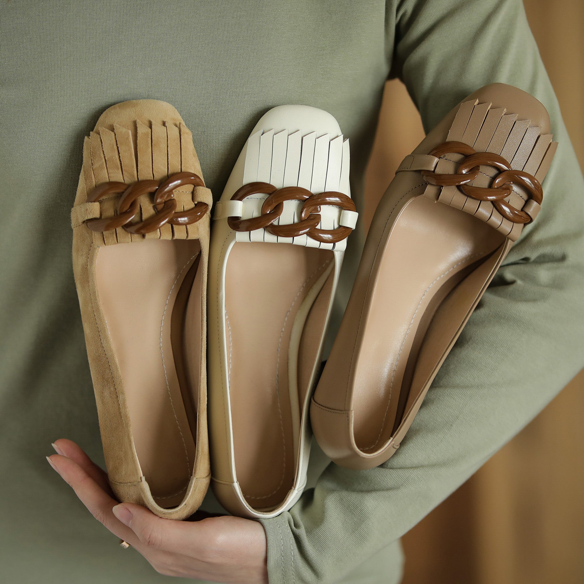 Nastya Low Heel Loafers Newgew