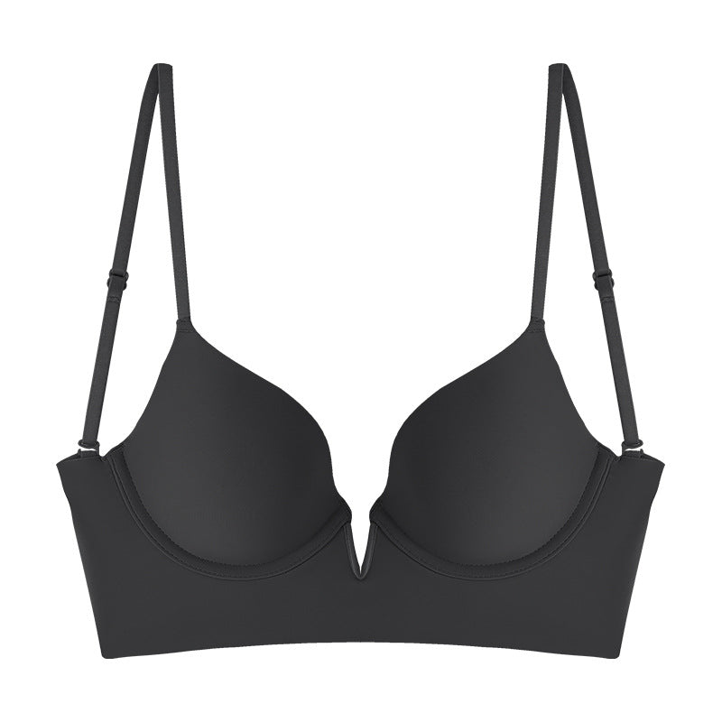 Solid Crisscross Underwire Push-up Bra NewGew