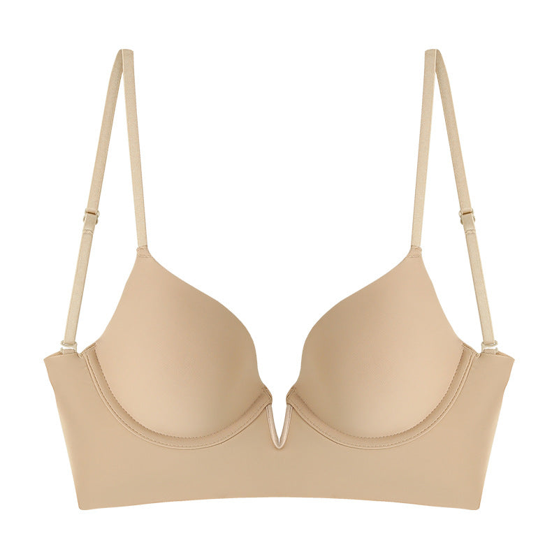 Solid Crisscross Underwire Push-up Bra NewGew