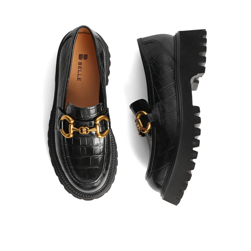 Retro Temperament Platform Loafers Newgew