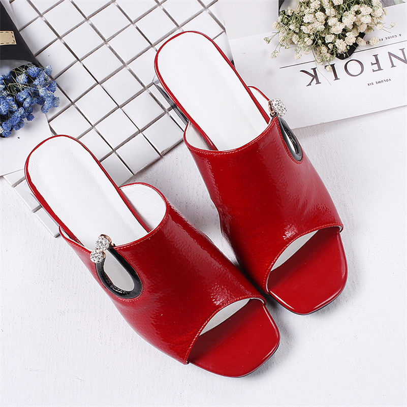 Handmade Gladiator Slides Sandals Heels Newgew