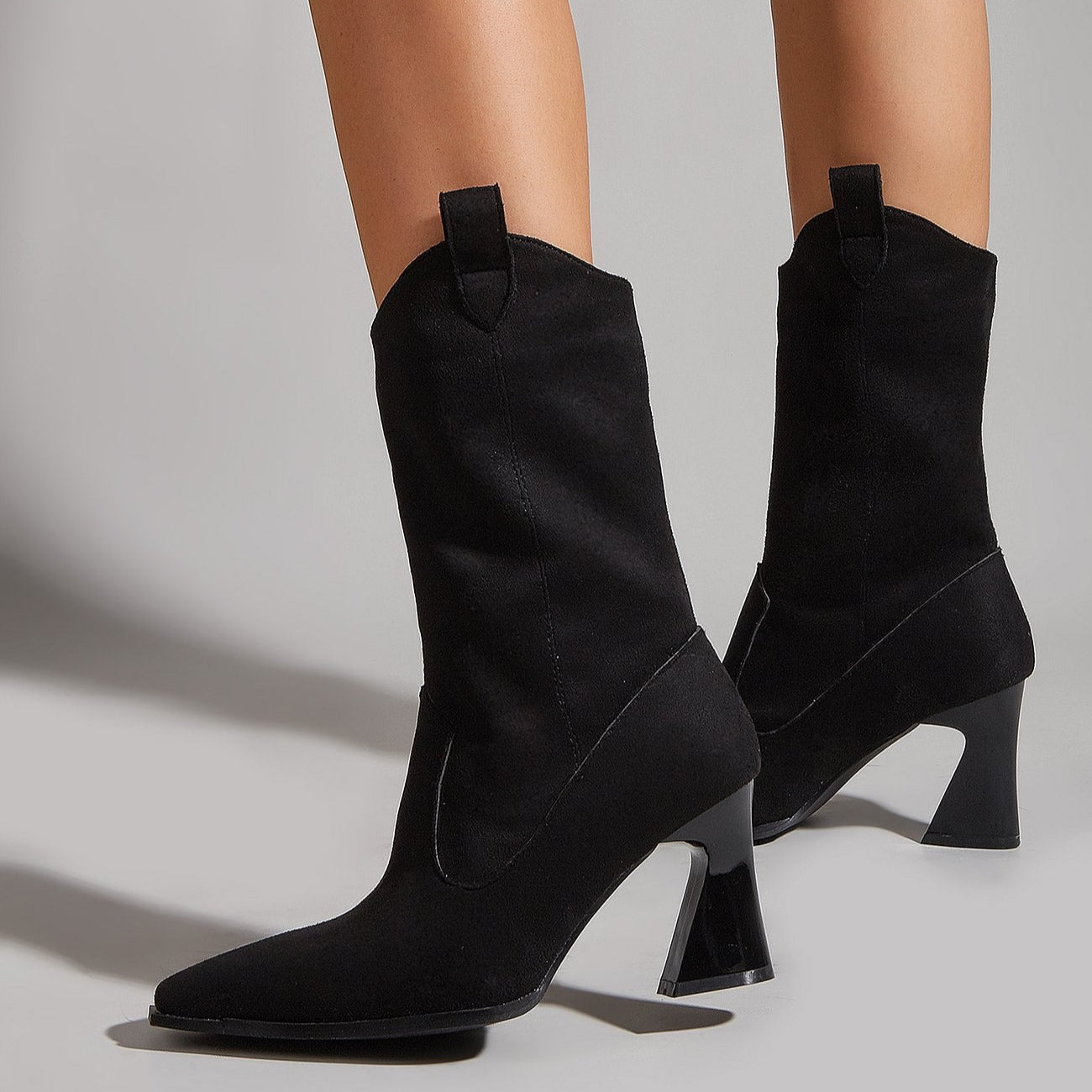 Pure Color Minimalist Short Boots Newgew