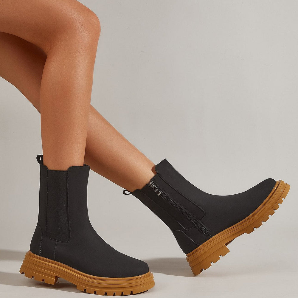 Side Zip Chelsea Boots Newgew