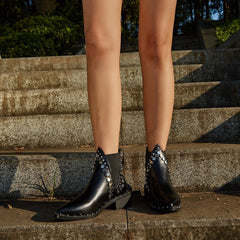 Stud Deatail Chelsea Boots Newgew