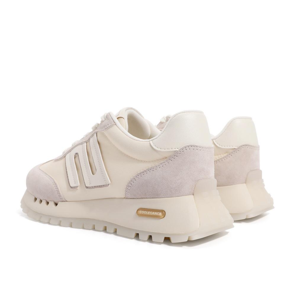 Front Lace-up Retro Color Block Sneakers Newgew