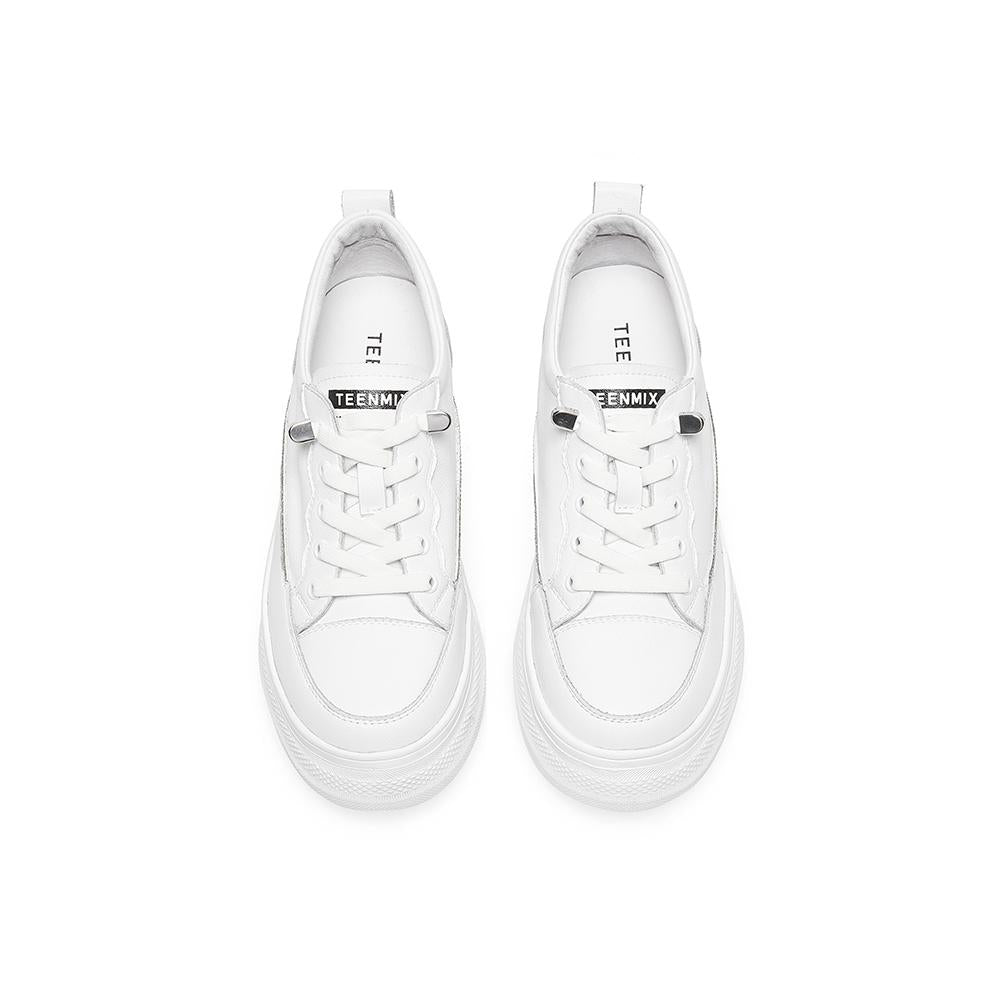 Front Lace-up Thick-soled Casual Sneakers Newgew