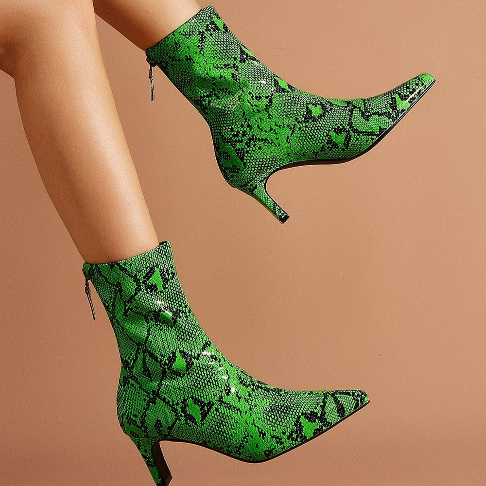 NewPointed Toe High Heeled Boots Newgew