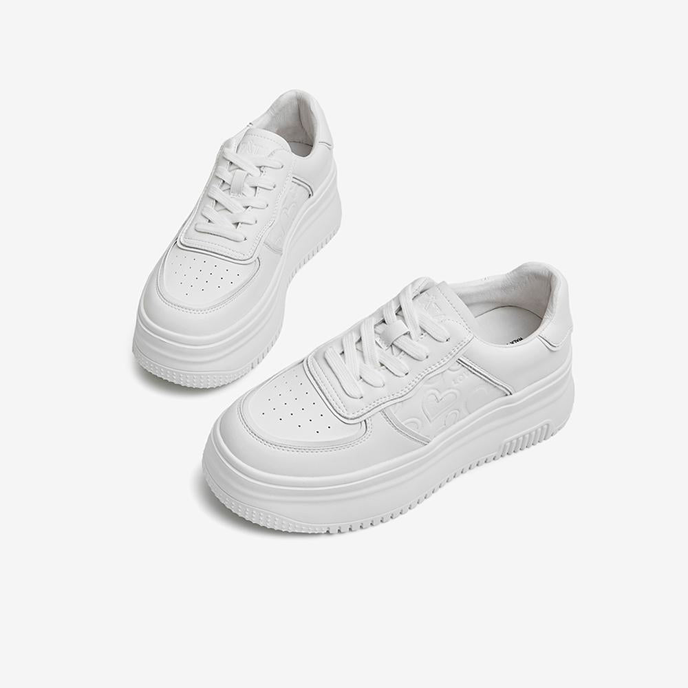 Minimalist Front Lace-up Casual Sneakers Newgew