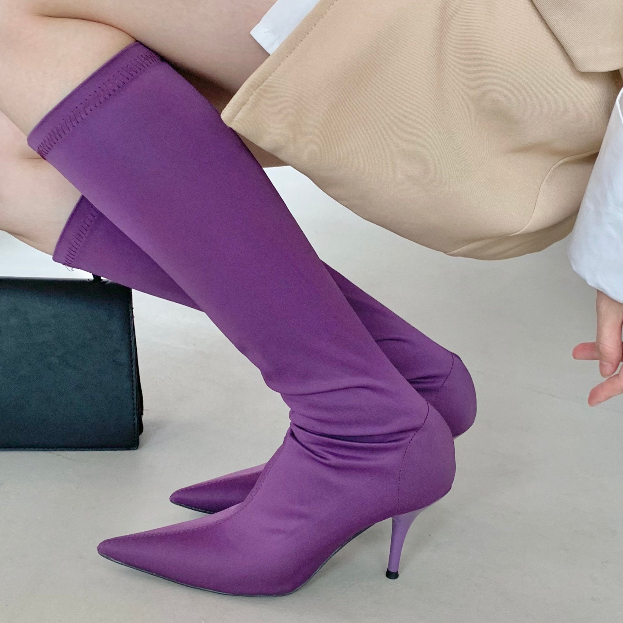 Pointed Toe Stiletto Boots Newgew