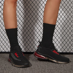 Minimalist Lace-up Front Knit Running Shoes Newgew