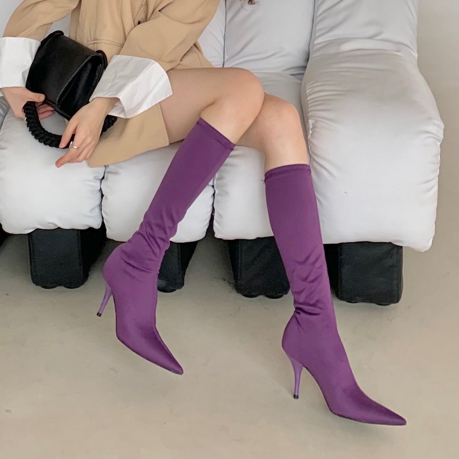 Pointed Toe Stiletto Boots Newgew