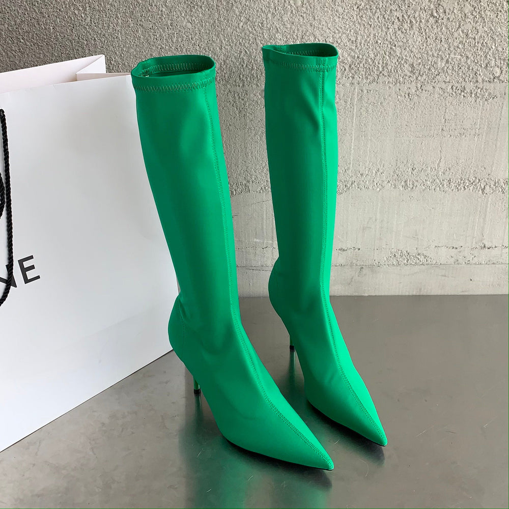 Pointed Toe Stiletto Boots Newgew