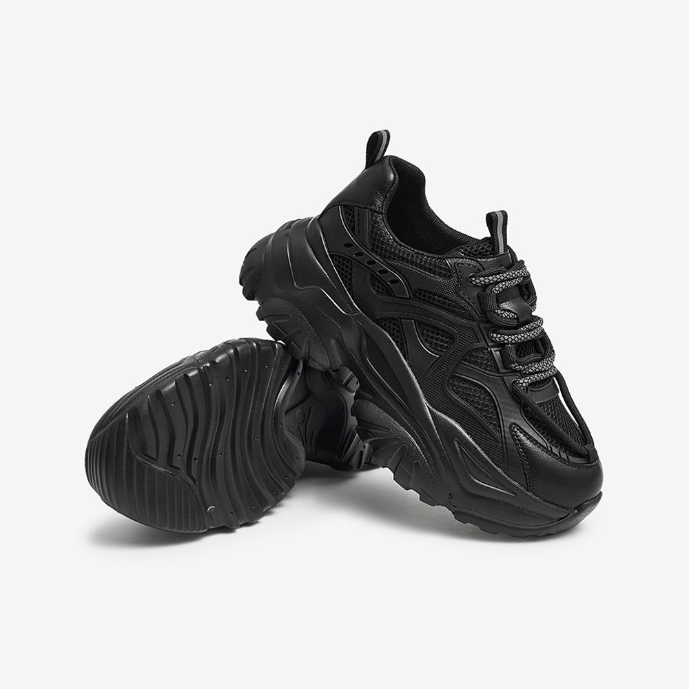 Front Lace-up Thick-soled Sneakers Newgew