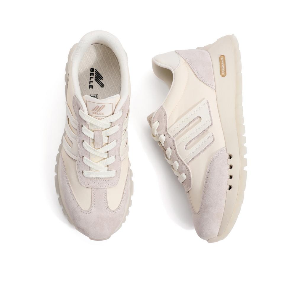 Front Lace-up Retro Color Block Sneakers Newgew