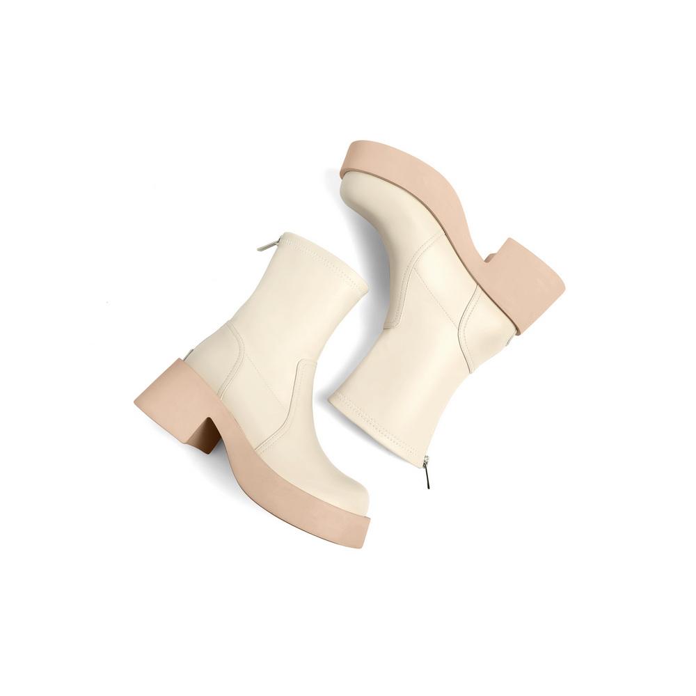 Zipper Minimalism Boots Newgew