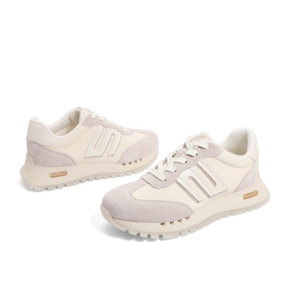 Front Lace-up Retro Color Block Sneakers Newgew