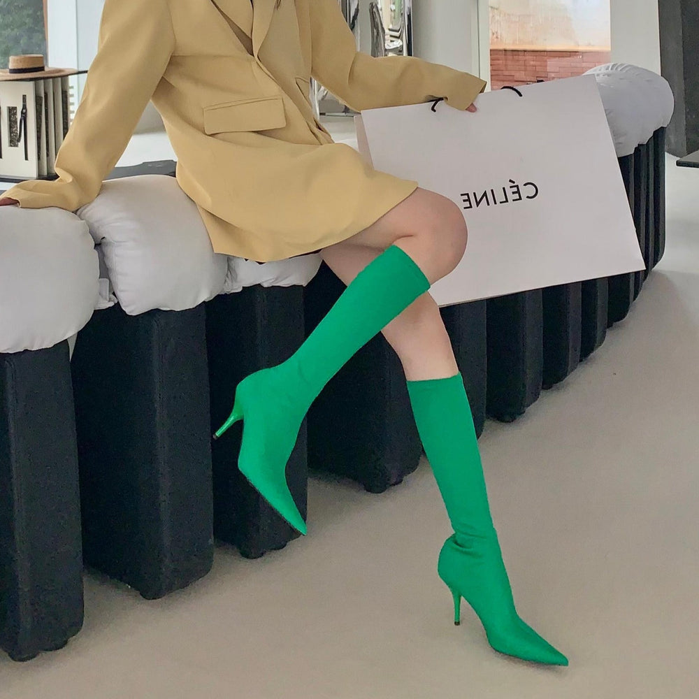 Pointed Toe Stiletto Boots Newgew