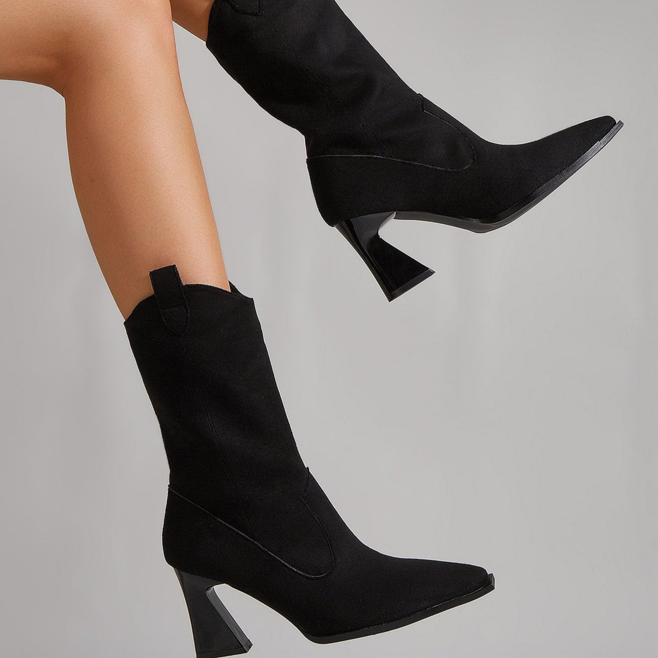 Pure Color Minimalist Short Boots Newgew