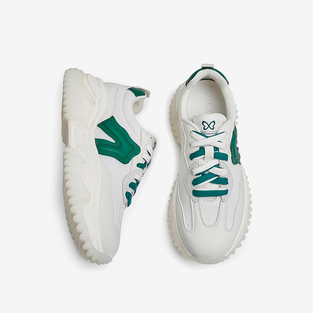 Front Lace-up Platform Sneakers Newgew