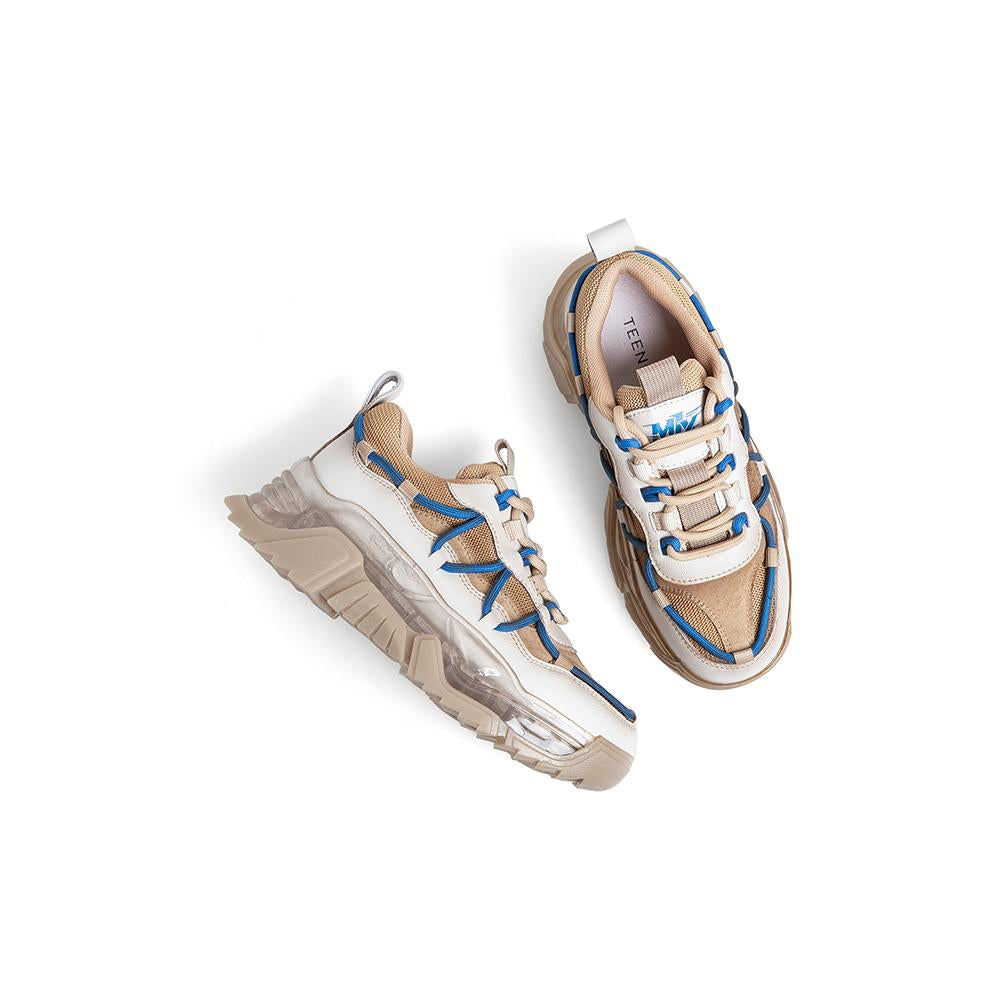 Color Block Platform Sneakers Newgew