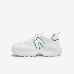 Front Lace-up Platform Sneakers Newgew