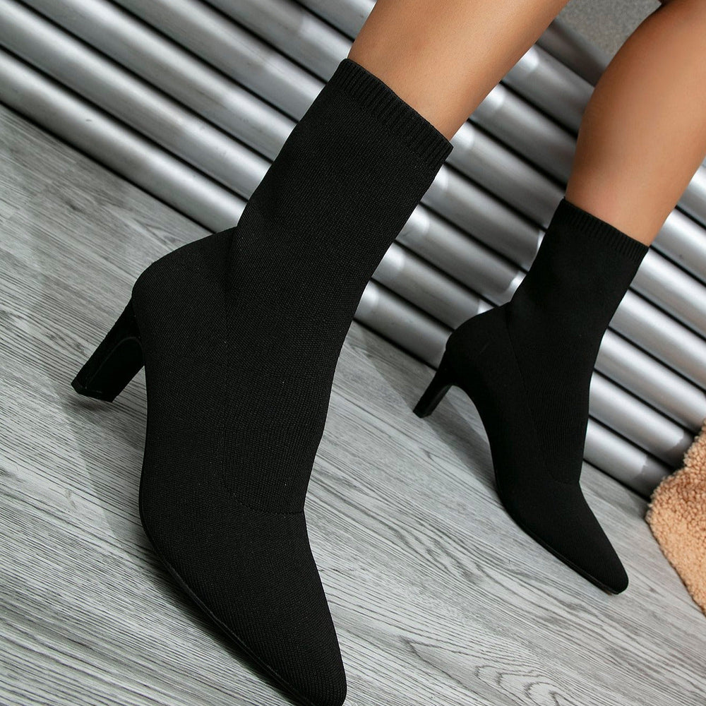 Knitted Sock Boots Newgew