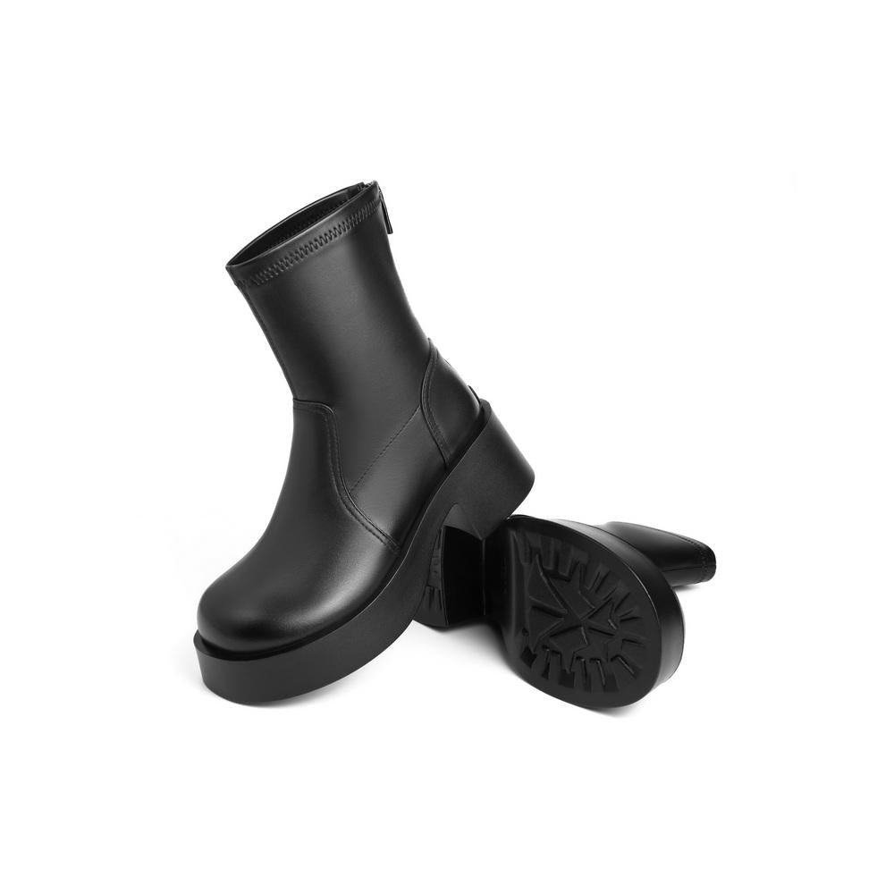 Zipper Minimalism Boots Newgew
