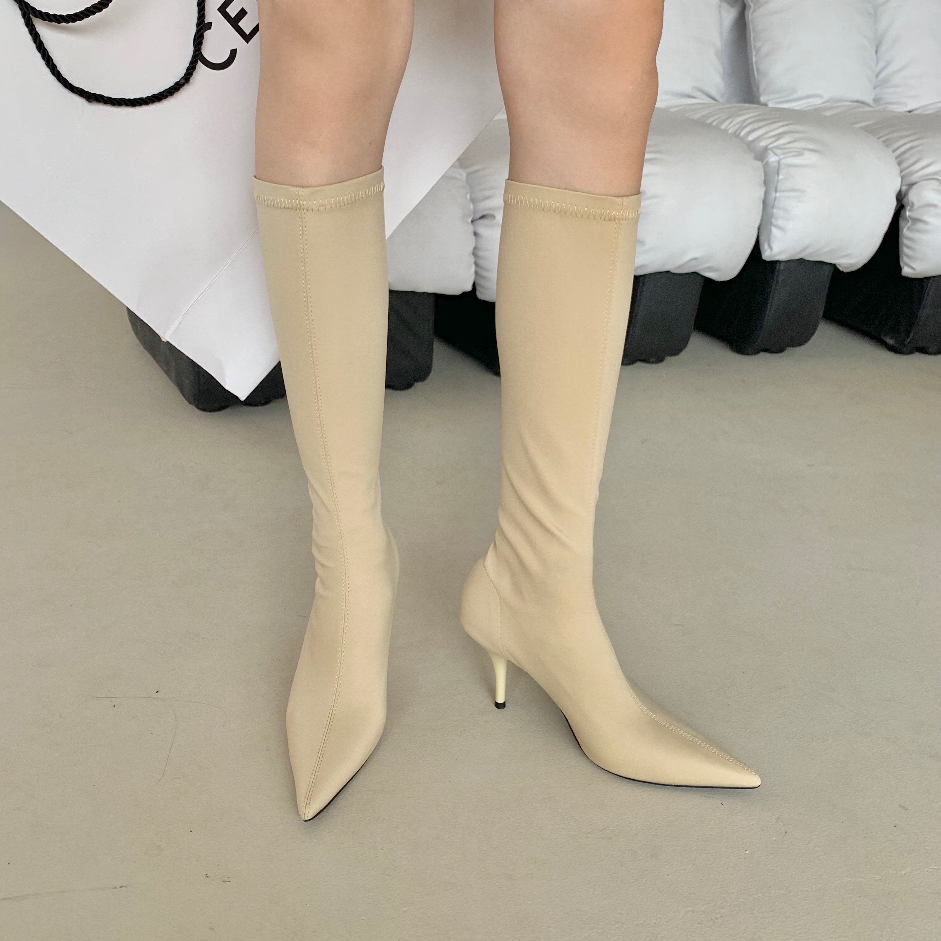 Pointed Toe Stiletto Boots Newgew