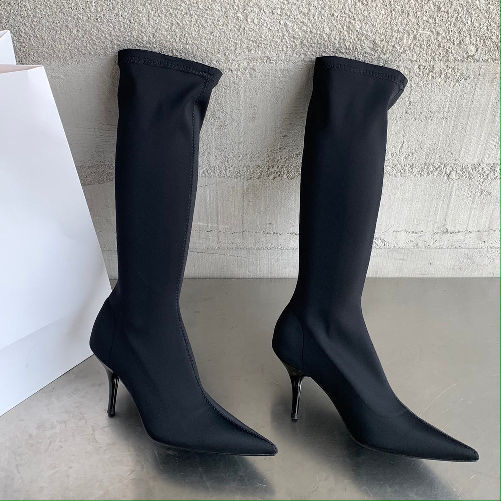 Pointed Toe Stiletto Boots Newgew