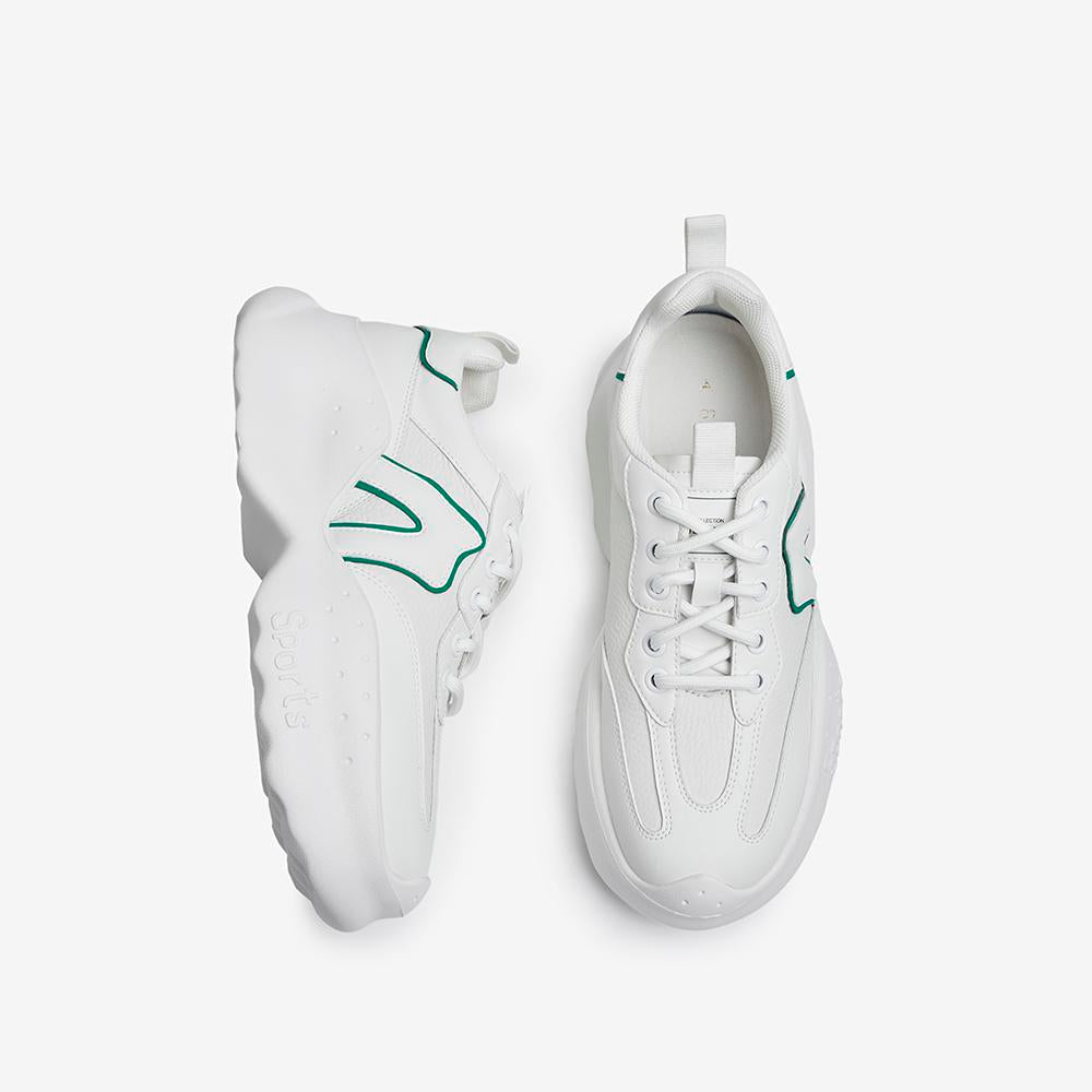 Front Lace-up Platform Sneakers Newgew