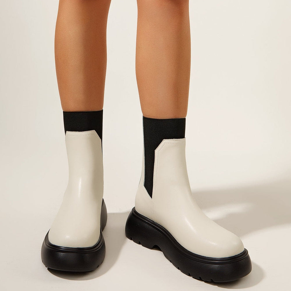 Thick-soled British Style Martin Boots Newgew